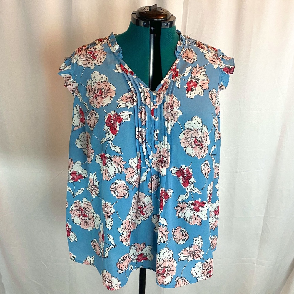 Daniel Rainn Liona Flutter Detail Blouse